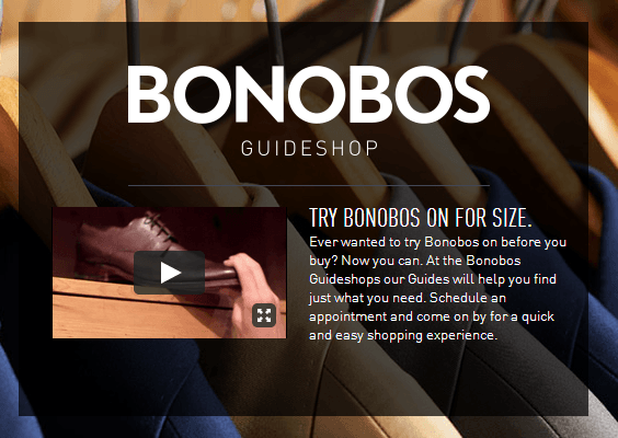 Bonobos Guideshop Bonobos