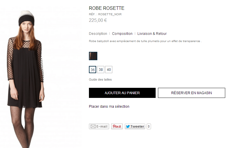 Claudie Pierlot Réservation en magasin ClaudiePierlot