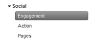 Menu social report google analytics Menu social report google analytics